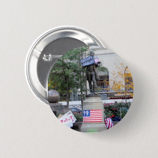 Occupy ClevButtoneland Ronde Button 5,7 Cm (Voorkant /achterkant)