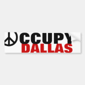 OCCUPY DALLAS BUMPERSTICKER (Voorkant)