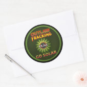 Occupy Earth "Go Solar - Outlaw Frack" Stickers (Envelop)