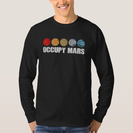 Occupy en Terraforming Mars T-shirt (Voorkant)