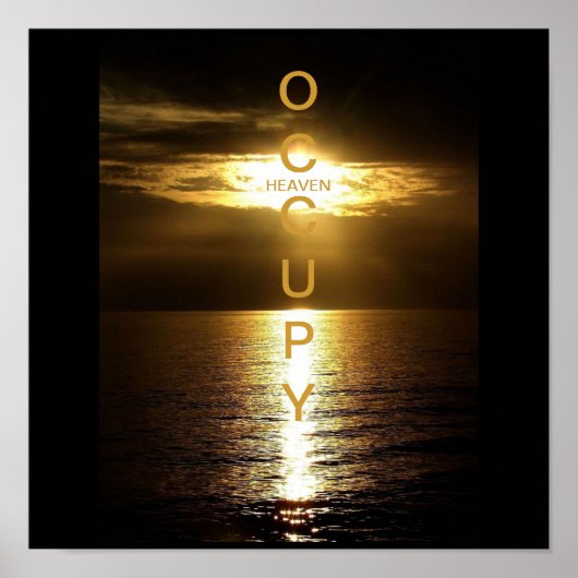 OCCUPY HEAVEN POSTER (Voorkant)