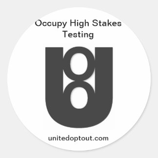 Occupy het Testen Stickers