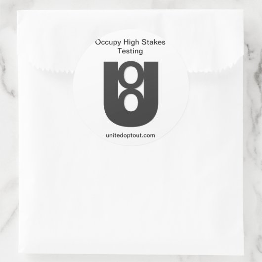 Occupy het Testen Stickers (Tas)