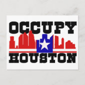 Occupy Houston Briefkaart (Voorkant)