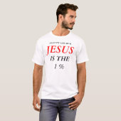 OCCUPY KERK JEZUS IS DE 1% T-SHIRT (Voorkant volledig)
