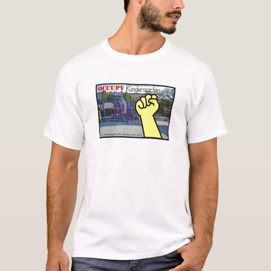 Occupy Kindergarten 2 van Kurt Schwengel T-shirt (Voorkant)