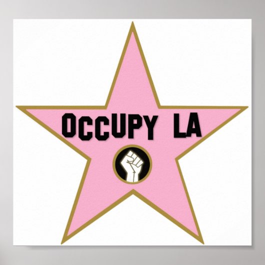 Occupy Los Angeles Poster (Voorkant)