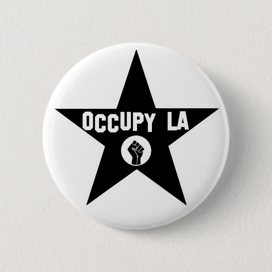 Occupy Los Angeles Ronde Button 5,7 Cm (Voorkant)