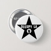 Occupy Los Angeles Ronde Button 5,7 Cm (Voorkant /achterkant)