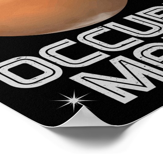 Occupy Mars 2020 Planet Martian Poster (Hoek)