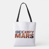 Occupy Mars Canvas Tas – Bold Statement voor de To (Achterkant)