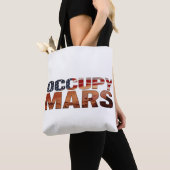 Occupy Mars Canvas Tas – Bold Statement voor de To (Dichtbij)