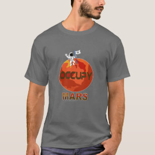 Occupy Mars Comic - spacex - ruimteplaneet T-Shirt