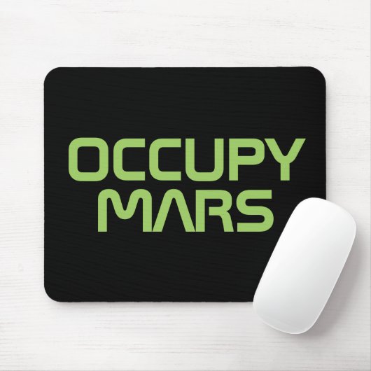 "OCCUPY MARS" MUISMAT (Met muis)