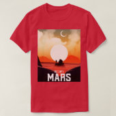 Occupy Mars Retro T-shirt (Design voorkant)