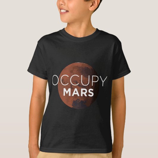 Occupy Mars T-shirt (Voorkant)