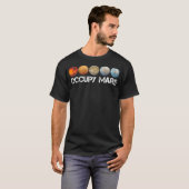 Occupy Mars T-shirt (Voorkant volledig)