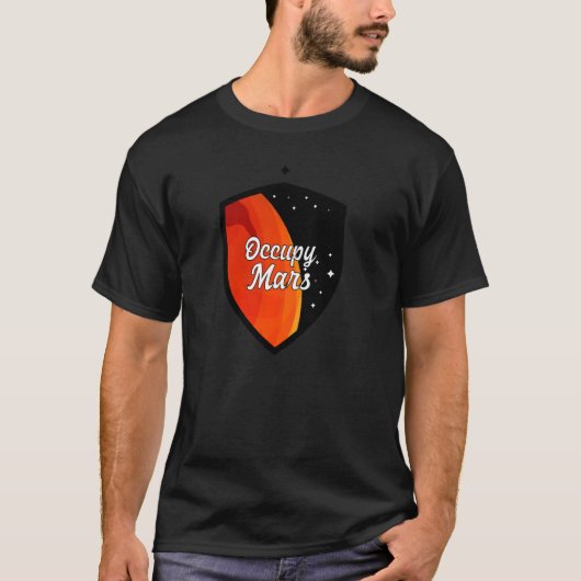 Occupy Mars T-shirt (Voorkant)