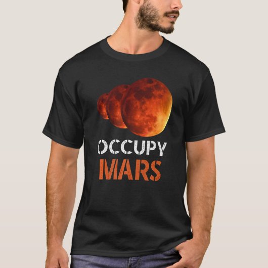 Occupy Mars T-shirt (Voorkant)