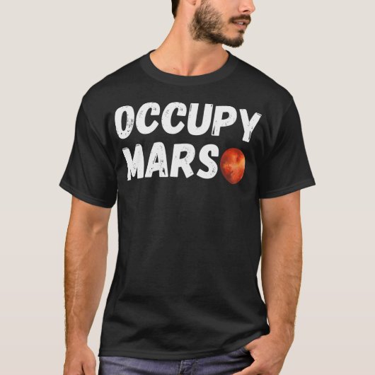 Occupy Mars T-shirt (Voorkant)