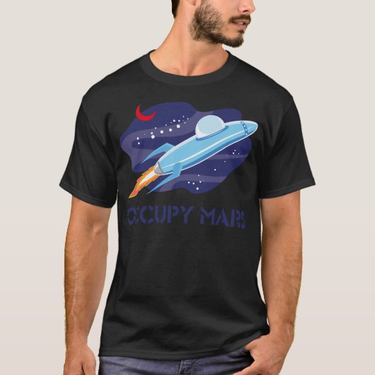 Occupy Mars T-shirt (Voorkant)