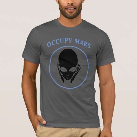 Occupy Mars T-Shirt (Voorkant)