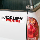 OCCUPY MIAMI BUMPERSTICKER (Op Truck)