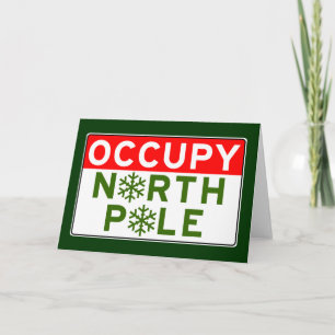 Occupy Noordpool Feestdagen Kaart