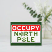 Occupy North Pole Briefkaart (Staand voorkant)