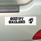 Occupy Oakland Bumpersticker (Op auto)