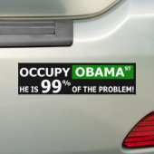 Occupy Obama Street Bumpersticker (Op auto)