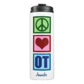 Occupy Peace Love Monogram Thermosbeker (Voorkant)