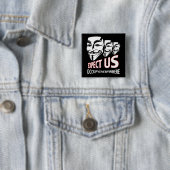 Occupy Pin Vierkante Button 5,1 Cm (In situ)