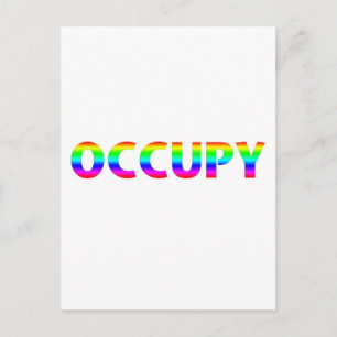 Occupy Rainbow Briefkaart