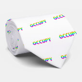 Occupy Rainbow Stropdas (Opgerold)
