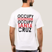 Occupy Santa Cruz "Democracy" T-Shirt (Achterkant)