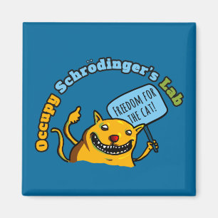 Occupy Schrodinger's Lab Magneet