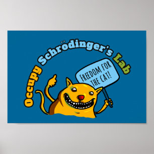 Occupy Schrodinger's Lab Poster