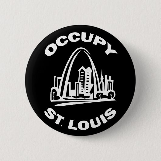Occupy St. Louis Ronde Button 5,7 Cm (Voorkant)