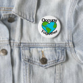 Occupy Together Ronde Button 5,7 Cm (In situ)