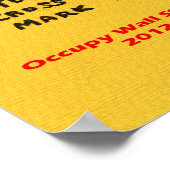 Occupy Wall St Student Loan Flyer Poster april 201 (Hoek)