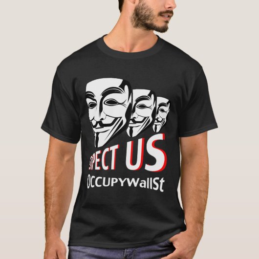 Occupy Wall St T-shirt (Voorkant)
