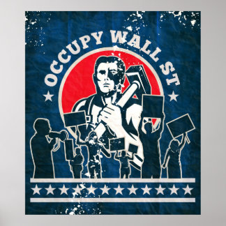 Occupy Wall Street Amerika Poster