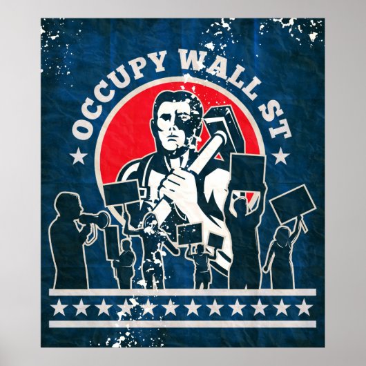 Occupy Wall Street Amerika Poster (Voorkant)