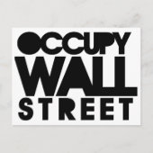 Occupy Wall Street Briefkaart (Voorkant)