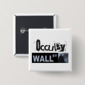 Occupy Wall Street Button (Voorkant /achterkant)