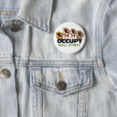 Occupy Wall Street Ronde Button 5,7 Cm (In situ)