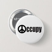 Occupy Wall Street Ronde Button 5,7 Cm (Voorkant /achterkant)