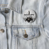 Occupy Wall Street Ronde Button 5,7 Cm (In situ)