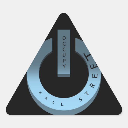 OCCUPY WALL STREET STICKER (Voorkant)